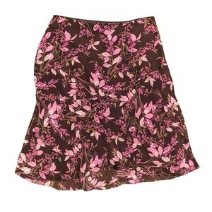 Pink and Brown Floral Fairy Skirt